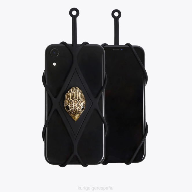 Kurt Geiger mujer soporte para teléfono del águila de londres 2LPR581 | accesorios negro